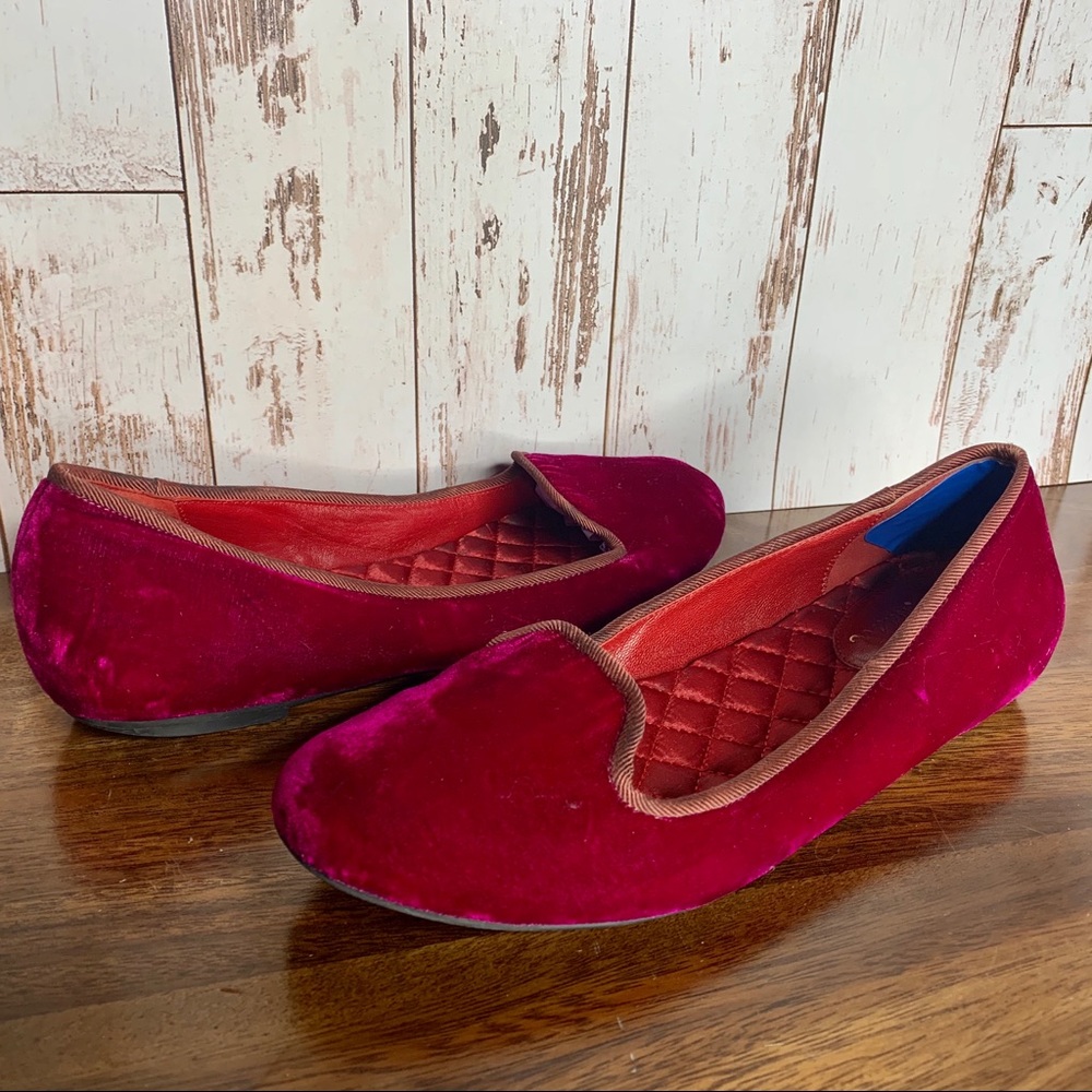Cole Haan Womens Padded Velvet Loafer Flats Size 8 - Picture 2 of 4